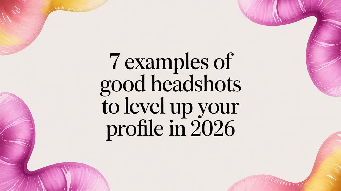 7 Examples of Good Headshots to Level Up Your Profile in 2026