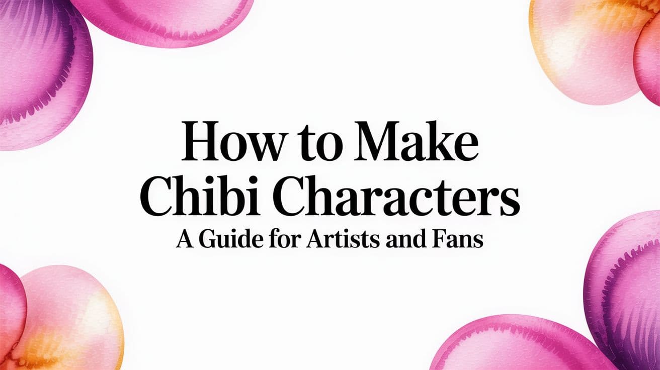 How to Make Chibi Characters A Guide for Artists and Fans