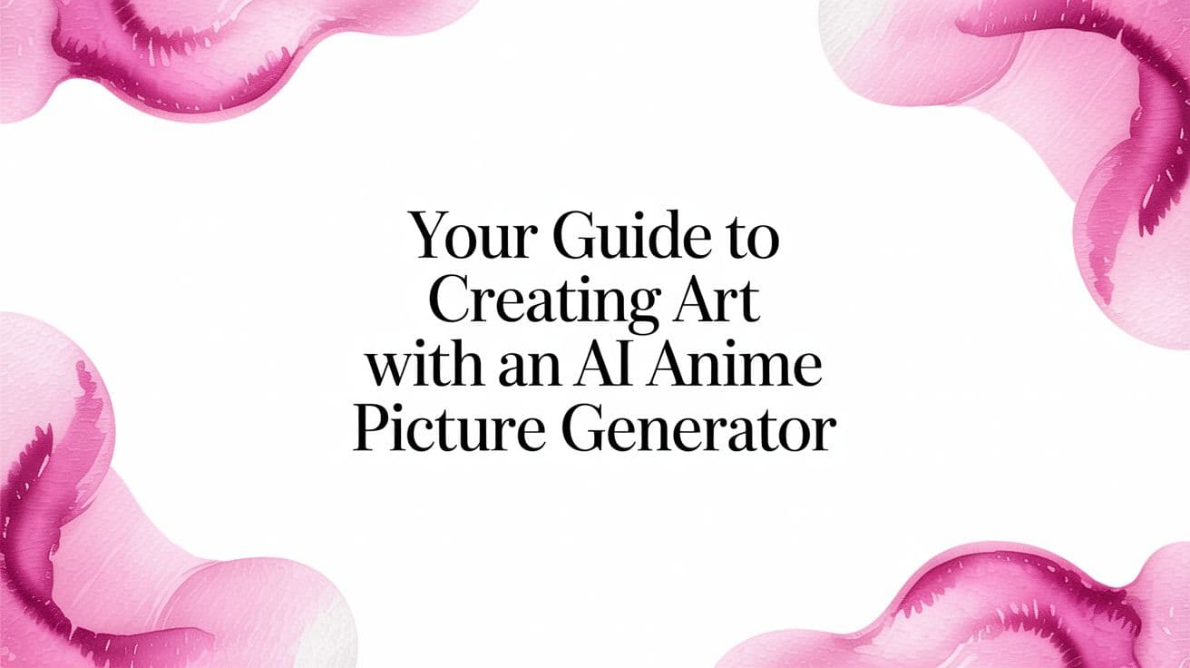 Your Guide to Creating Art with an AI Anime Picture Generator